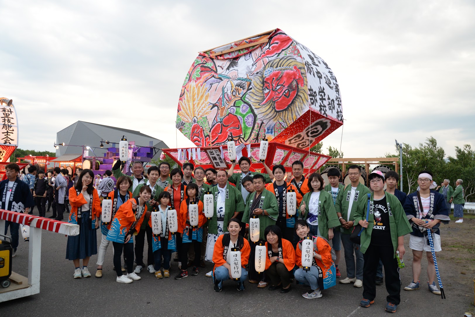 しれとこ斜里ねぷた祭りに参加